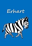 Erhart: individualisiertes Malbuch / Notizbuch / Tagebuch - Zebra - A4 - blank