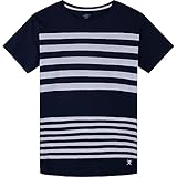 Hackett London Mens Nautical Stripe Tee T-Shirt, 5RSNAVY Blazer, XS