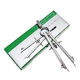 Geometriesätze Math Compass Set Plotting Instrumentensatz Praktische Zeichnungspaket Kombination Plotter Voller Satz von Kompasse mit Aufbewahrungsbox Zeichenwerkzeuge und Zeichensätze ( Size : F )