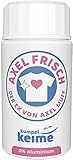 Axel Frisch Deo Puder - Das mikrobiologische Textil-Deodorant für Damen und Herren - Probiotisch und Geruchsneutral ohne Aluminium-Salze - Gegen Schweiß-G