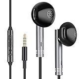 In Ear Kopfhörer, Ohrhörer mit Mikrofon, Stereo Bass Ohrhörer, Hochauflösende, mit Rauschunterdrückung für Galaxy, Huawei, MP3 und alle Anderen 3.5 mm Audiog