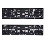 2er Set KENNZEICHENHALTER KENNZEICHENVERSTÄRKER FC SCHALKE 04 S04