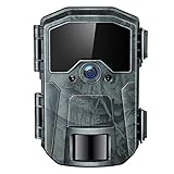Wildkamera 20MP 1080P Infrarot-Nachtsicht Jagdkamera mit 940nm LEDs, Zeitraffer, Zeitschaltuhr, IP66 W