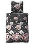 jilda-tex Bettwäsche 100% Bio Baumwolle Garden of Peonies Made in G