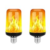LED-Flammenlicht, 2835 Patch E27/E26 Schrauben, Vier Umwandlungsmodi, 5W Simulation Flammeneffekt, Weihnachten, Schlafzimmerdekoration, Bar, KTV, Weihnachtsdekorationsbirnen-e26||Tw