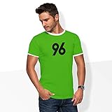 World of Football Ringer T-Shirt Front 96 grün - XXL