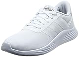adidas Damen LITE Racer 2.0 Sneaker, Grey/Cloud White/Champagne Metallic, 42 2/3 EU