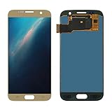 WENSHENG Telefon-Ersatzbildschirm Fit for Samsung Galaxy S7 SM-G930 Display-Touchscreen-Digitizer-Montage-Mobiltelefon-Zubehör Ersetzter Bildschirm (Color : Gold)
