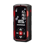Laser Entfernungsmesser 60M, INKBIRDPLUS Laser Messgerät IP54 m/in/ft/ft+in von Pythagoras, Abstand, Fläche, Volumen Messung