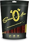 SnackOMio Knusprige Kaustange an Entenbrustfilet Premium Kausnack für Hunde, 200 g, 1er Pack (1 x 0.2 kilograms)