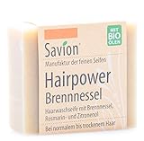 Savion Haarwaschseife Hairpower Brennessel, 85 g
