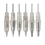 20 Stück D1P 1P 3P 5P 5F 7F Einweg Nadeln Permanent Makeup Augenbrauen Lippen Tattoo Spirale Nadeln Augenbrauentätowierungs Nadeln durchmesser 8mm (3P/3R)