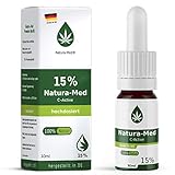 Med-Natura 15% C-Active Natur Öl Tropfen 30ml | 100% reines Naturprodukt • vegan • EU zertifizierter Anbau • hochdosiert und rein – made in DE