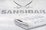 Sansibar Wohndecke Kuscheldecke Tagesdecke Micro Flausch Prägedruck 150x200 cm Silber/