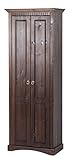 clever-moebel massiver Dielenschrank kolonial, Schrank Kleiderschrank