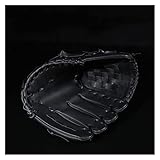 aesaa Qualität Baseballhandschuhe Softball-Übungsgeräte Größe 9.5/10.5/11,5/12.5 Linkshänder for Erwachsene Mann-Frau-Training Softball (Color : Black 12.5)