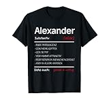 Alexander - genial lustig intelligent - Geschenk Alex T-S