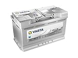 Varta 580901080D852 Silver Dynamic AGM Autobatterien, 12 V, 80 Ah, 800 A (EN)