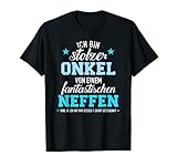 Herren Stolzer Onkel fantastischer Neffe T-S