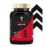 Testosteron Booster Steigern Muskelaufbau Tabletten für Männer Frauen. Bockshornklee Ginseng Maca Zink B6. Verringert Erschöpfung r 90 Pflanzliche Kapseln.VEGAN Zertifiziert. CE.N2 Natural N