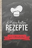 Meine besten Rezepte zum Selberschreiben: Kochbuch selbst schreiben! Das 120 Seiten starke linierte A4 Notizbuch bietet genügend Platz für die besten ... und gestalte das Einschreibebuch selbst!