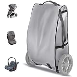 Zamboo Universal Transporttasche für Buggy, Kindersitz und Babyschale - Schutz Reisetasche für Autositz/Kinderwagen Transport in Flugzeug oder Auto - G