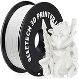 GEEETECH ABS Filament 1.75mm Weiß, Drucker 3d Filaments 1KG 1 Sp