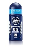 NIVEA MEN Protect & Care Deo Roll-On (50 ml), sanftes Deo ohne Aluminium (ACH) für ein langanhaltend frisches Hautgefühl, pflegendes Deodorant mit 48h Deo-S