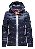 Marinepool Damen Serafina Down Padded Jacke, Navy, XS