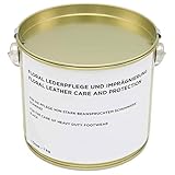 Original Bundeswehr Schuhcreme Farbe: schwarz 1 kg im Blecheimer Lederpflege Bw Inhalt pro Dose 1,135 Liter Marke: F