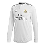 adidas Herren Trikot 18/19 Real Madrid Home Longsleeve Authentic, core White/Black, M, DQ0869