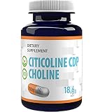 Citicoline CDP Choline 250mg 60 Vegane Kapseln, LABORGEPRÜFT von AGROLAB DEUTSCHLAND, hohe Stärke, keine Füllstoffe oder Bulker, keine GMO