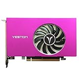 Yeston AMD Radeon RX550 Grafikkarte (4 GB, GDDR5, 4 HDMI, 6.000 MHz, 128 Bit, DirectX 12 PCI Express 3.0 GPU, für Gaming-PC, aktive Übertragung, VGA, 4 Bildschirme, Einzelsteckplatz)