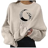 damenblusen große größen Shirt Oversize Damen Bluse Langarm Grosse grösse schöne Damen Oberteile Linen Shirt lila Pullover floryday Damen Pullover Herbst T-S