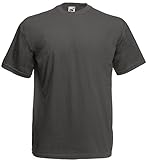 Fruit of the Loom T-Shirt (Valueweight), 27 Farben, kleine - Light Graphite - L