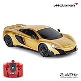 CMJ RC Cars McLaren 675LT Offiziell Lizenziertes ferngesteuertes Auto, Maßstab 1:24, Arbeitsscheinwerfer, 2,4 GHz, G