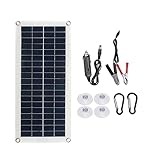 Flexibles Solarpanel,Solarpanel Solarzelle Photovoltaik Solarladegerät Eignet Sich,für Campingzelte Wohnmobilyachten Und Andere Unebene Ob