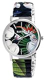 Raptor Colorful Edition Ø36mm Damen-Uhr Zugband Edelstahl Motiv Bunt Print Analog Quarz RA10205