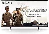 Sony KD-50X85J/P BRAVIA 127cm (50 Zoll) Fernseher ( Android TV, 4K Ultra HD (UHD), High Dynamic Range (HDR), Google TV, Smart TV, 2021 Modell), Schw