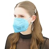 ProMedicalCare. Mundschutz FFP2 Maske hellblau, Mundschutz Maske FFP2 Babyblau, Masken Mundschutz FFP2, 10er Pack