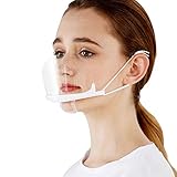 AIEOE - 10pcs Arbeitskleidung Herren Damen Transparent Kunststoff Chef Service Restaurant Küche Café