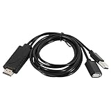 Bobin USB Buchse auf Stecker HDTV Adapterkabel Fuer 7 / 7plus / 6s 6