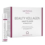 Sanhelios Beauty Kollagen HAUT-ELIXIER – Anti Aging zum Trinken* - der Testsieger - 30 Trinkampullen - 2500 mg Premium-Kollagen-Peptide + Biotin, Kupfer & Vitamin C, Blütenhonig & Gelée Roy