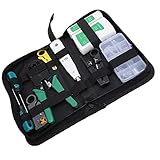 Netzwerkkabelreparatur-Wartungswerkzeug-Kit RJ45 RJ11 LAN-Kabel-Tester-Crimper-Stripp