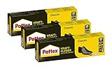 Pattex Kraftkleber Classic, extrem starker Kleber für höchste Festigkeit, Alleskleber für den universellen Einsatz, hochwärmefester Klebstoff (3x 125 g)