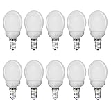 10 x Müller-Licht ESL Energiesparlampe Tropfen 7W = 34W E14 230V warmweiß 2700K 10000