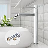 ARCORA Wasserhahn Bad Hoch Waschtischarmatur 360° Schwenkbar Armatur Waschbecken Mischbatterie B
