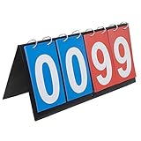 GOGO 4 Stück Sport Anzeigetafeln Portable Table Top Scoreboard Zähltafel für Tischtennis Basketball Badminton 00-99