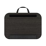 SYCOOVEN Lap-Schreibtisch, Studenten, Tablet-Schlitz für Bett, Laptop, Schreibtisch mit Kissen, tragbar, 42 x 30 x 7 cm, Schw