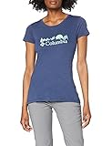 Columbia Damen Daisy Days T-Shirt mit grafischem Aufdruck, Dunkelblau, Mondaufgang (Nocturnal Heather, Moonrise), S, 1934592